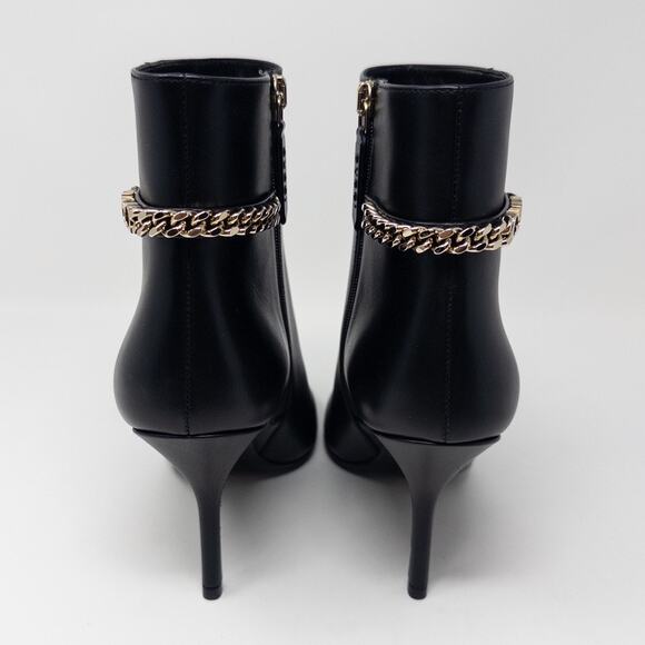 Authentic Gucci Lebonne Signoria Boots Black Calfskin Gold EU 39 US 9 - Picture 8 of 9